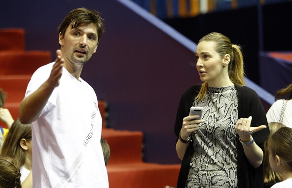 Goran Ivanišević i Tatjana Dragović