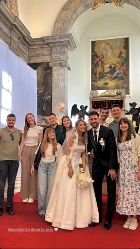 Vjenčali se Martin Erlić i Nikolina Perković