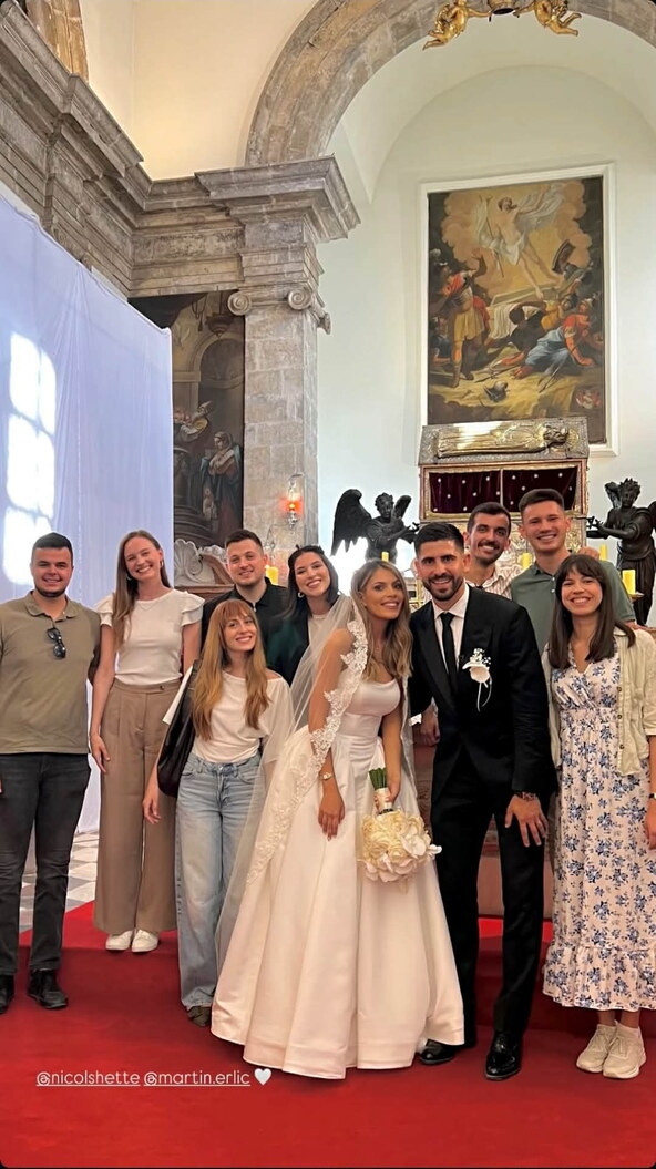 Vjenčali se Martin Erlić i Nikolina Perković