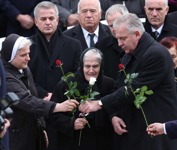 Ivo Sanader s majkom Ivankom