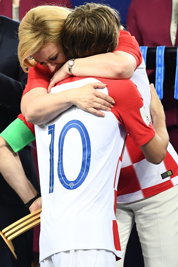 Kolinda Grabar-Kitarović i Luka Modrić
