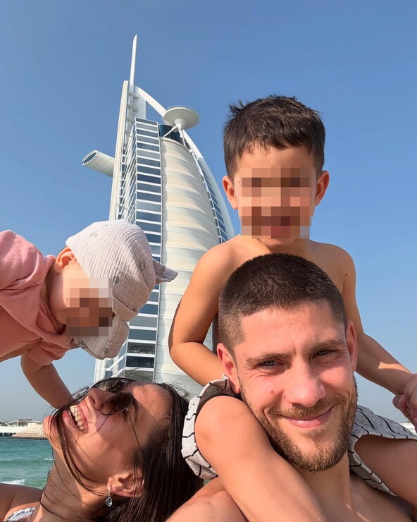 Andrej Kramarić s obitelji
