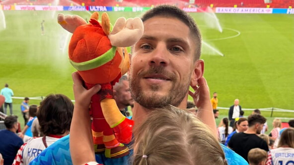 Andrej Kramarić s kćeri