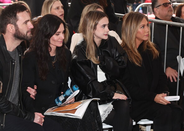 Johnny McDaid, Courteney Cox, Coco Arquette, Jennifer Aniston