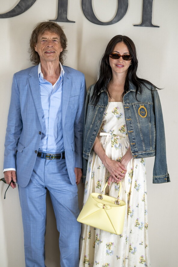 Mick Jagger i Melanie Hamrik