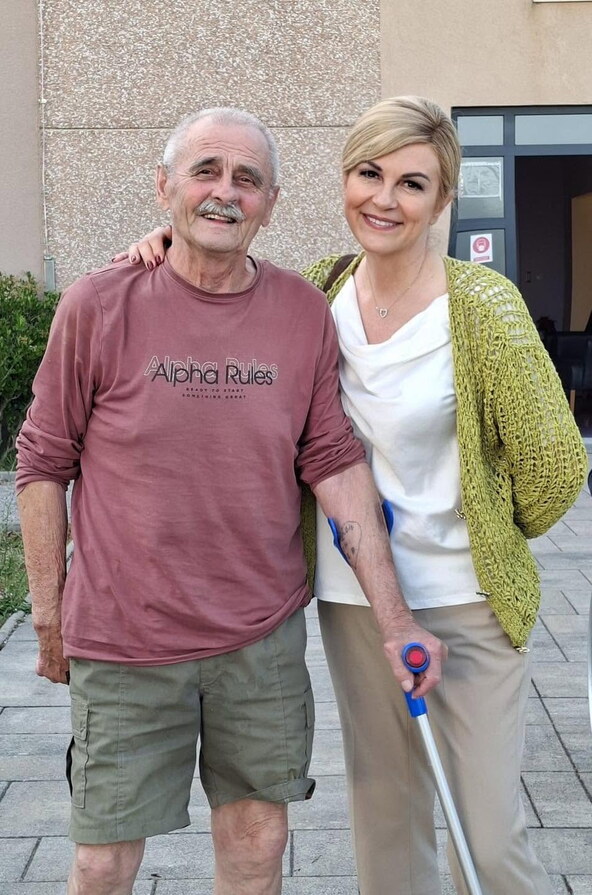 Kolinda Grabar-Kitarović s ocem Brankom