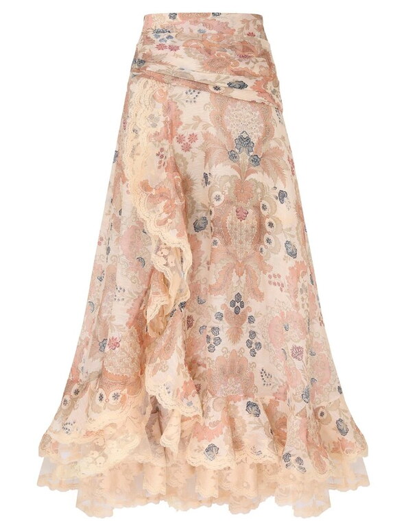Rebellion Lace-Up Maxi Skirt/ Zimmermann