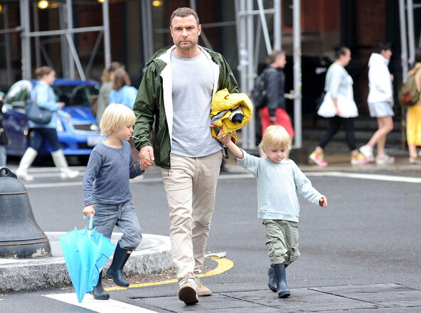 Liev Schreiber Kai Schreiber Sasha Schreiber