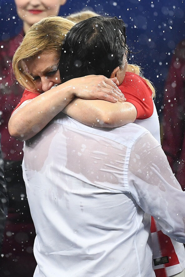 Kolinda Grabar-Kitarović i Zlatko Dalić