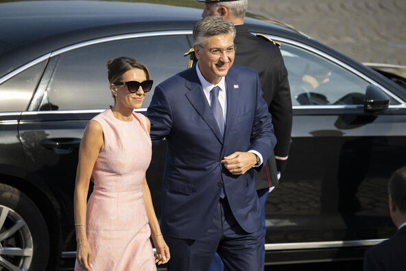 Andrej Plenković sa suprugom