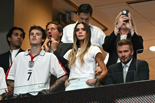 David Beckham Victoria Beckham i Cruz Beckham