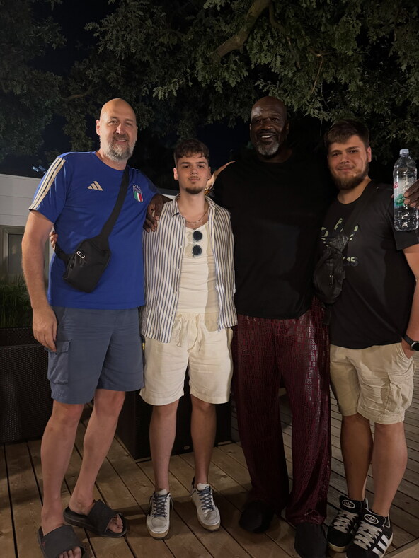 Dino Rađa, njegovi sinovi i Shaquille O'Neal