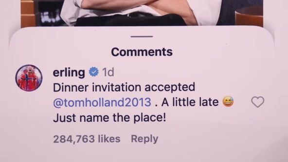 Tom Holland i Erling Haaland