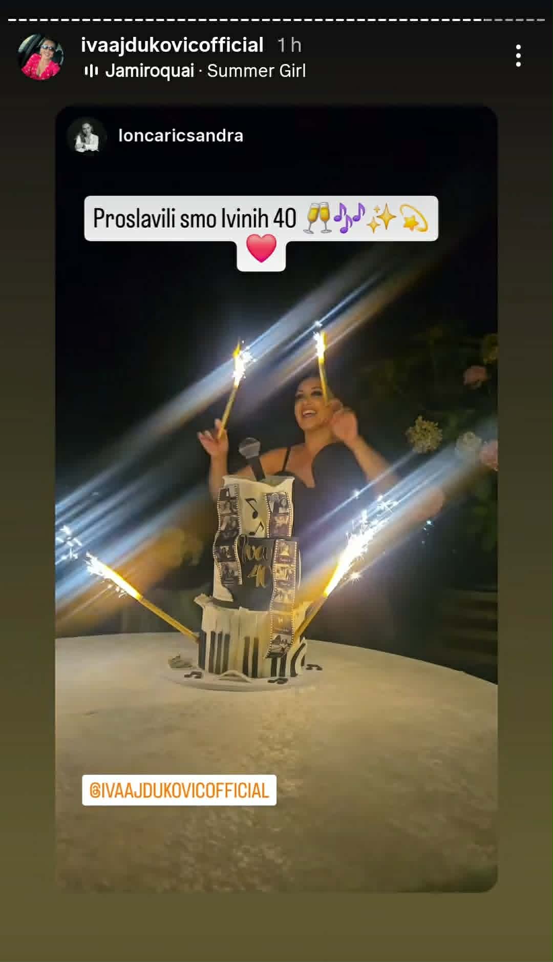 Iva Ajduković za 40 rođendan organizirala feštu za pamćenje