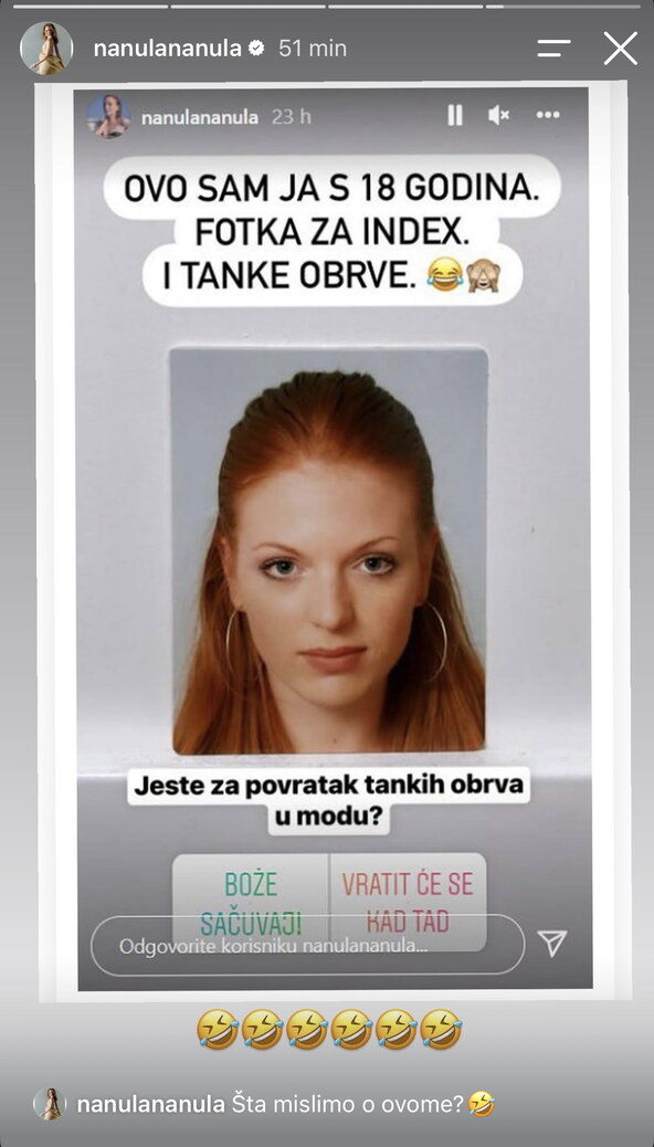 Nataša Janjić Medančić u mladosti