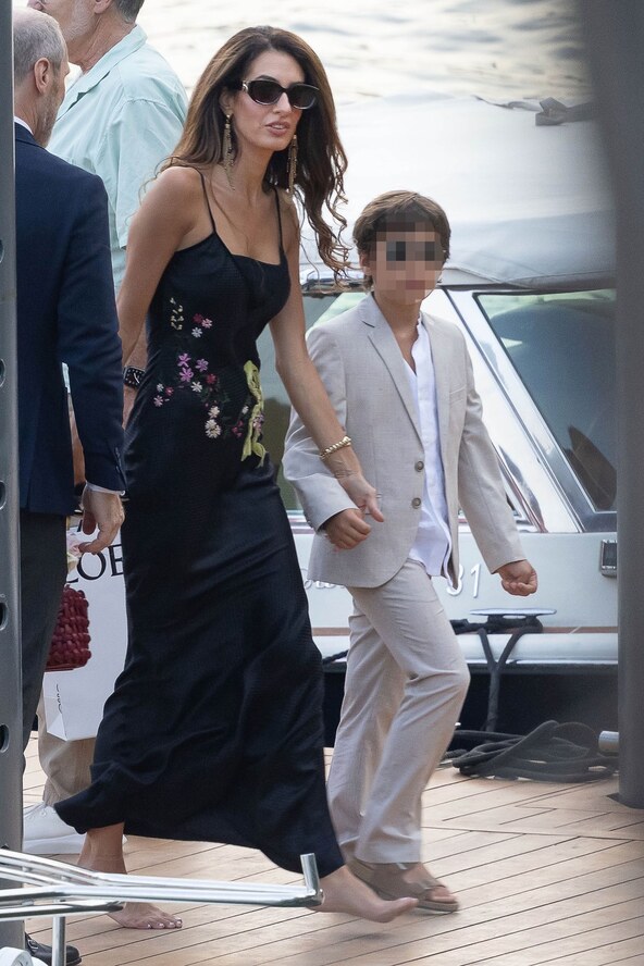 Amal Clooney i Alexander Clooney