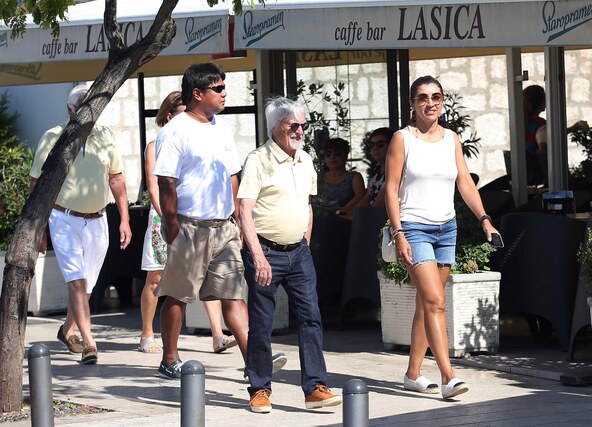 Bernie Ecclestone i Fabiana Flosi