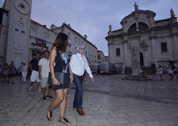 Bernie Ecclestone i Fabiana Flosi