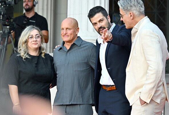 Emira Nušević Nuhić, Woody Harrelson i Goran Višnjić
