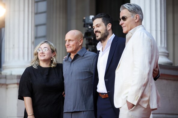 Emira Nušević Nuhić, Woody Harrelson i Goran Višnjić