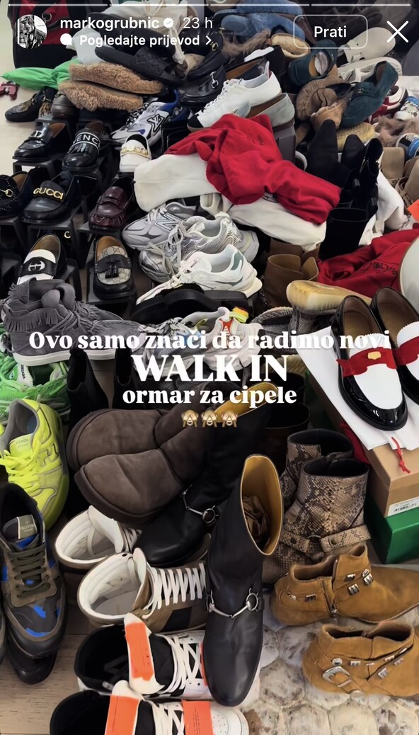 Walk-in ormar Marka Grubnića