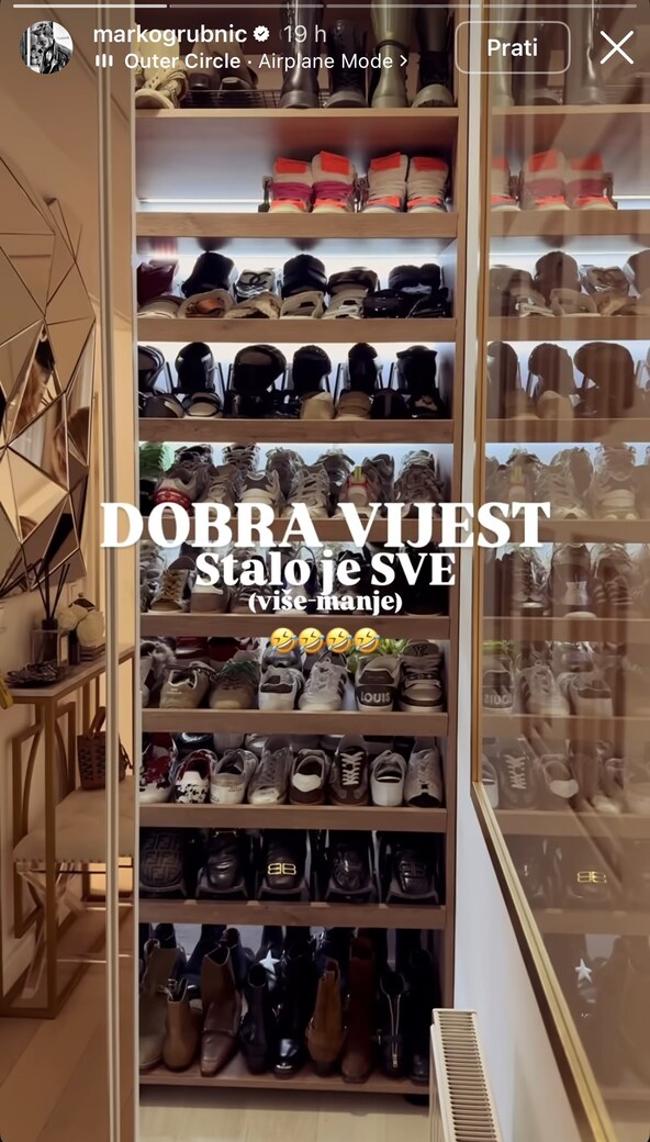Walk-in ormar Marka Grubnića