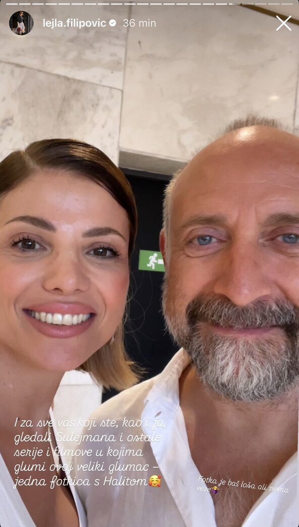Lejla Filipović i Halit Ergenç