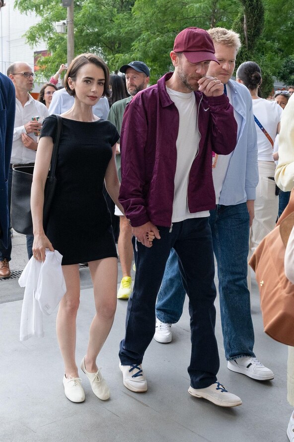 Lily Collins i Charlie McDowell Roland Garros