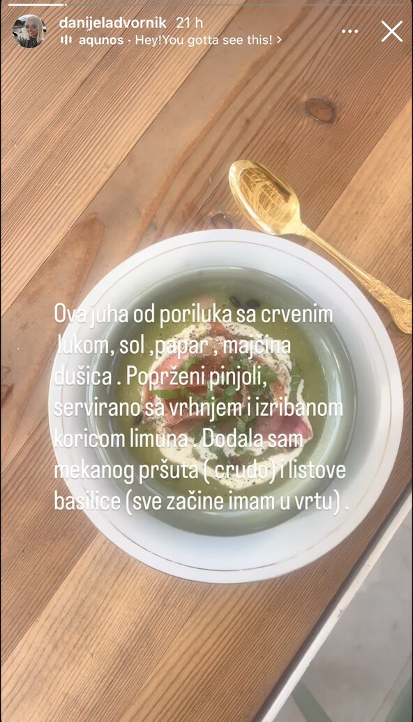 Ručak Danijele Dvornik