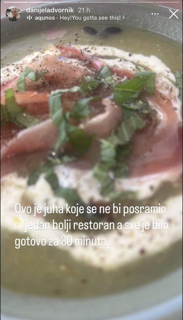 Ručak Danijele Dvornik