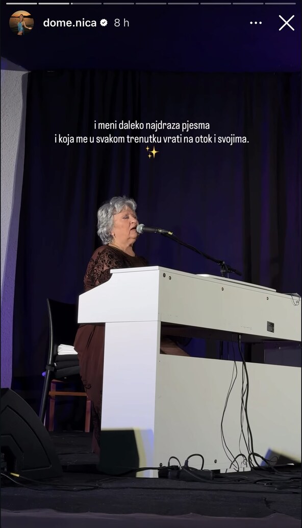 Domenica na koncertu Meri Cetinić