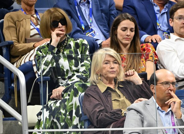 US Open Anna Wintour Martha Stewart