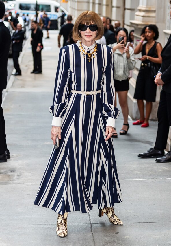 NYFW street style Anna Wintour