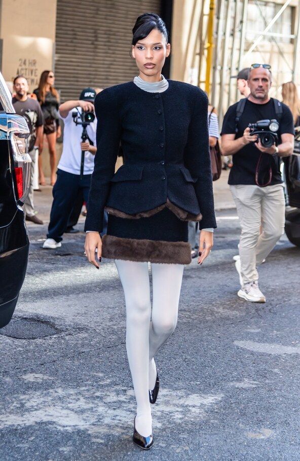 NYFW street style Nara Smith