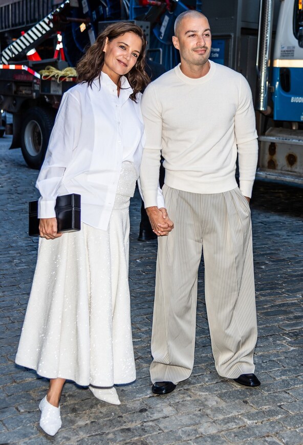 NYFW street style Katie Holmes i Jason Bard Yarmosky