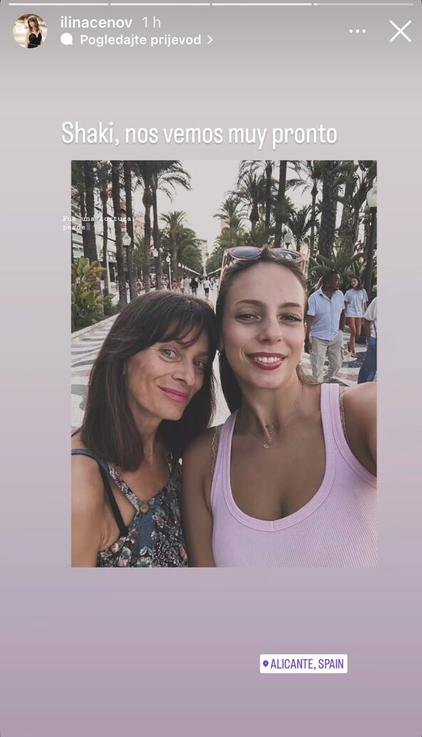 Ilina Cenov s kćeri Zarom