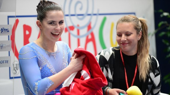 Katarina Kitarović bila je državna prvakinja u klizanju