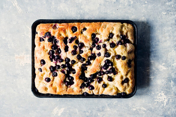 Focaccia s grožđem