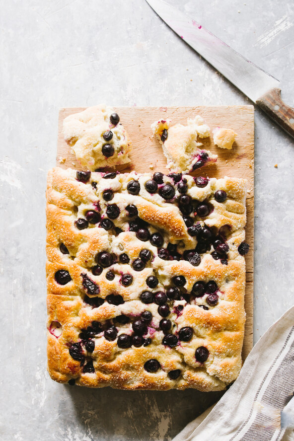 Focaccia s grožđem