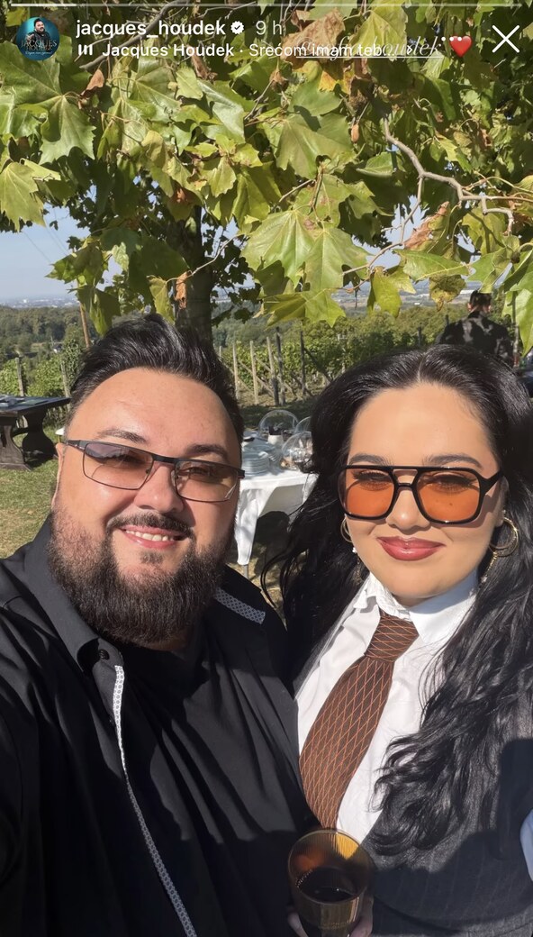 Jacques Houdek s kćeri Sofijom