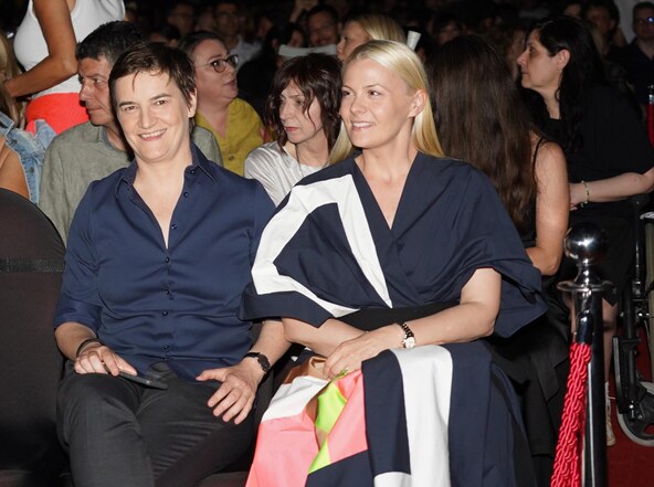Ana Brnabić i Milica Đurđić