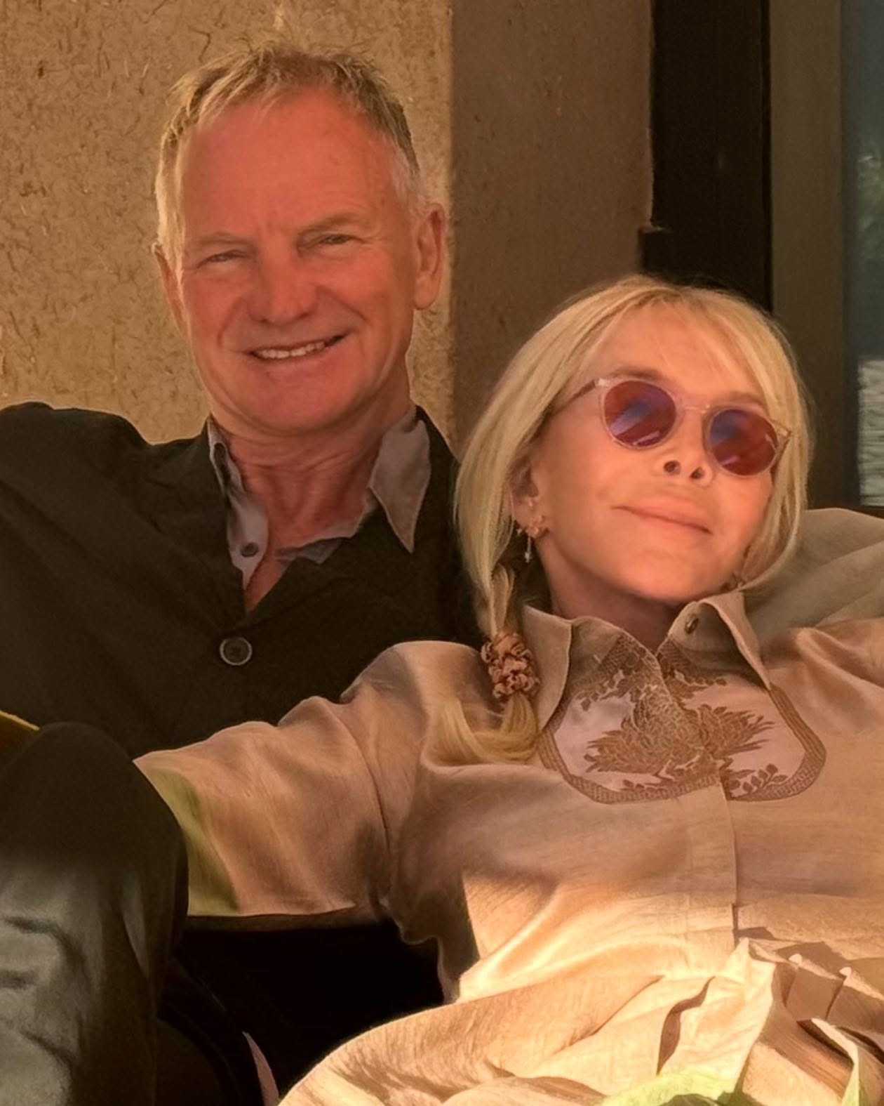 Sting i Trudie Styler