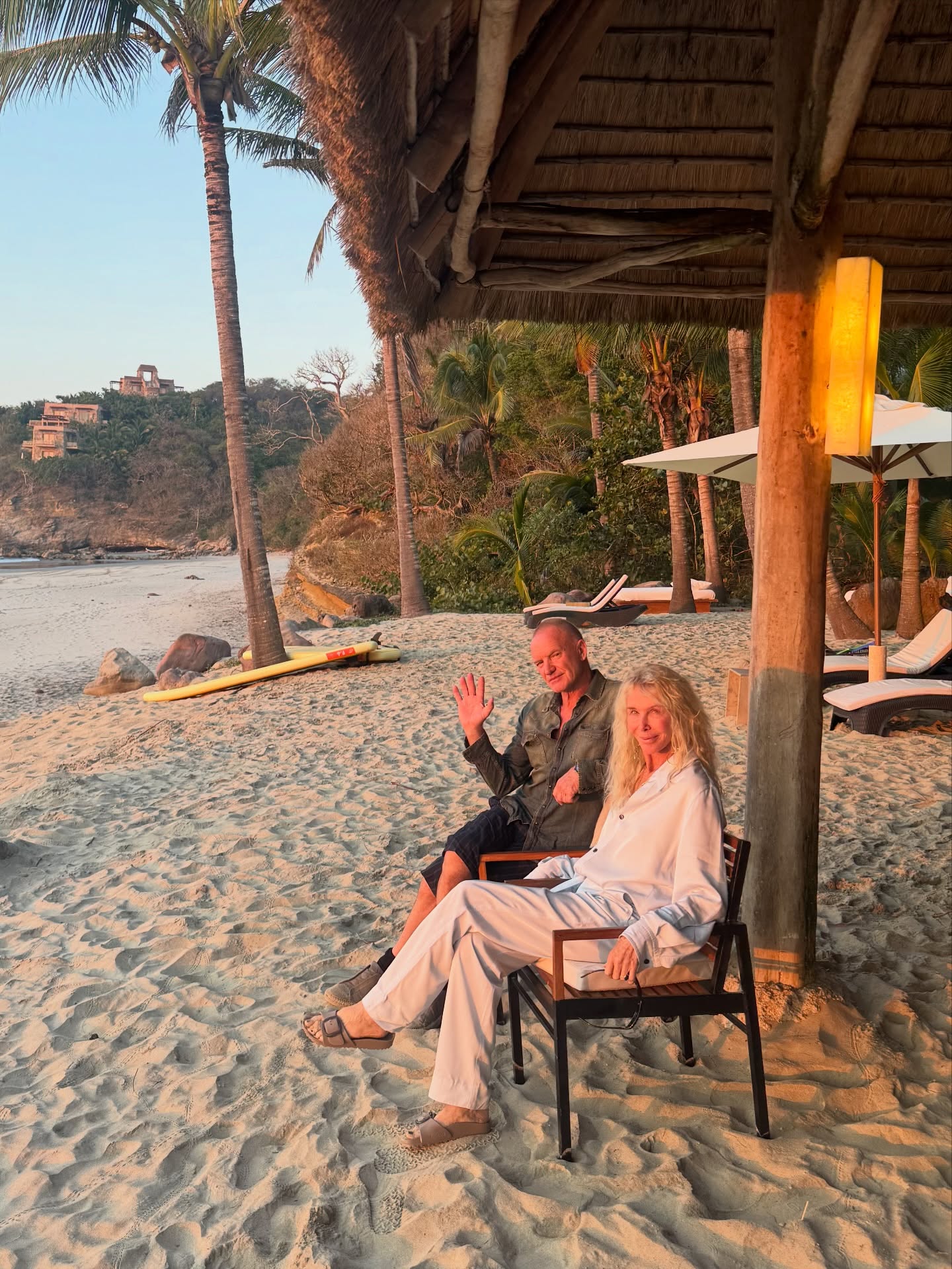 Sting i Trudie Styler