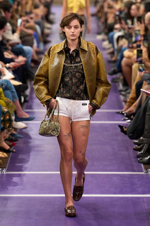 Miu Miu SS27 PFW Emma Corrin
