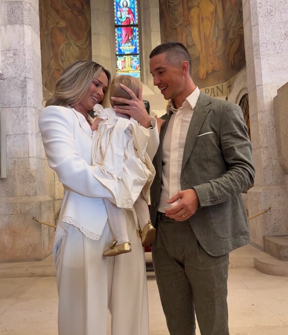 Tina Walme i Marko Petrić krstili kćer