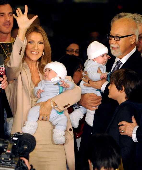 Celine Dion sa suprugom i djecom