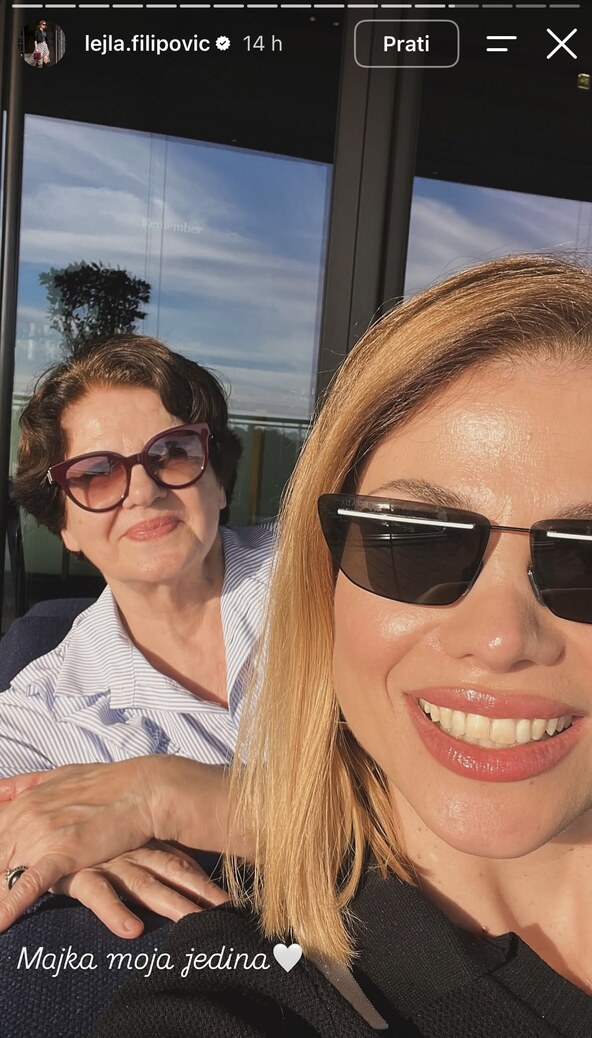 Lejla Filipović s majkom