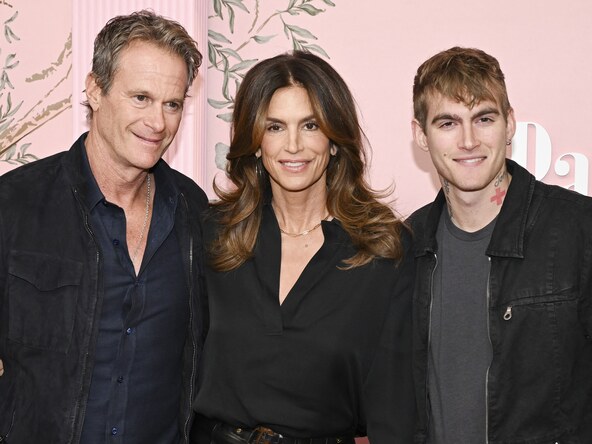 Rande Gerber, Cindy Crawford, Presley Gerber