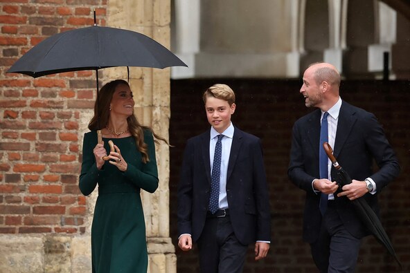Princ William, Kate Middleton i princ George
