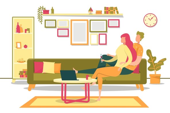 Romantic Date Movie Night